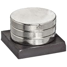 Neodymium Rare Earth Magnet Discs, 0.709" Diameter, 0.118" Thick (Pack of 3)