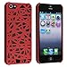 eForCity Snap-on Case Compatible with Apple® iPhone® 5, Red Bird Nest Rear