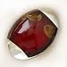 Sterling Silver And Amber Contemporary Lapset Brooch