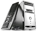 Hyrican PCK02561 Desktop-PC (AMD Sempron LE-1200 , 512MB RAM,  80GB HDD, nVidia GeForce 6100, DVD-ROM, Vista Basic)