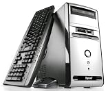 Hyrican PCK02561 Desktop-PC (AMD Sempron LE-1200 , 512MB RAM,  80GB HDD, nVidia GeForce 6100, DVD-ROM, Vista Basic)