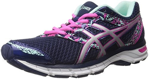 ASICS Women's Gel-Excite 4 Running Shoe, Blueprint/Silver/Mint, 7.5 M US