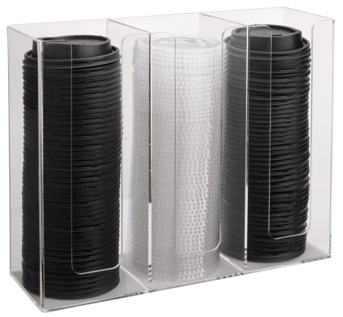 Rattleware 3 Lid Organizer, Acrylic