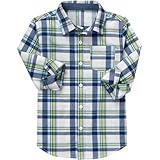 クレイジーエイト Crazy 8/ プラッド シャツ ネイビー トップス長袖シャツ XL【並行輸入】