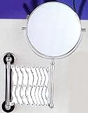 Wall Mount Extension 5X to 1X Mirror in Chrome
