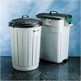 Kitchen & Housewares : Addis 9766 Dustbin Clip Top Round