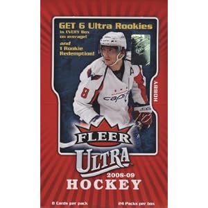 Fleer 2008 09 Ultra NHL Trading Cards Box of 24 by 