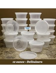 From Amazon.com. Click for details:
 Home: Delitainer 12 oz. Deli Food Containers w/ Lids - Pack of 40 - Food Storage - By: Newspring - Pactiv Home: Delitainer 12 oz. Deli Food Containers w/ Lids - Pack of 40 - Food Storage - By: Newspring - Pactiv