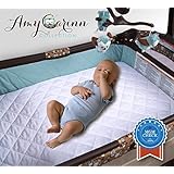 ACC Pack N Play Crib Mattress Pad Cover Fits ALL Mini Cribs, Waterproof & Dryer Friendly. Lifetime Warranty! Best Fitted Crib Protector. Mini & Portable Mattresses. Comfy & Hypoallergenic. Best Value