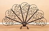 Review Wild Orchid  / Peacock Metal Fireplace Screen Firescreen