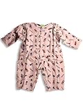 SnoPea - Infant Baby Boys Long-Sleeved Quilted Coverall, Cream/Brown