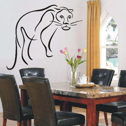 Imagen principal de Etiqueta de la pared d305 SumatraTiger 40x34 cm