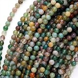 IndianAgateColorMix-Little3mmRoundBeads/16InchStrand