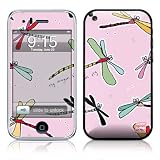 Dragon Fly Pink Design Prptector Skin Decal Sticker for Apple 3G iPhone / iPhone 3GS 3G S