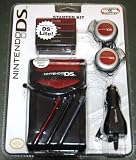 Nintendo DS Lite Starter Kit - Maroon Red