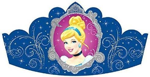Cinderella Paper Tiaras 8 Ct. by Cinderlla