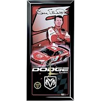 JEBCO Clocks Bill Elliott Dodge 11 X 23 Wooden Wall Clock