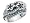Blue and White Diamond 1.75 Carat (ctw) Flower Cluster Ring in 14K White Gold, Size 5.5