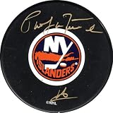 Pat LaFontaine New York Islanders Autographed Hockey Puck