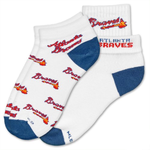 MLB Atlanta Braves Women's Socks (2 Pack)