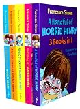 Francesca Simons Horrid Henry 15 Titles in 5 Books Collection Set £44.95 (A Handful of Horrid Henry 3 Book in 1:Horrid Henry,Horrid Henry and the Secret Club,Horrid Henry Tricks the tooth fairy,A Helping of Horrid Henry 3 Books in 1:Horrid Henry Nits, Horrid Henry Get Rich Quick, Horrid Henry Haunted House, Horrid Henry and the Mage Man Time Machine,Horrid Henry and the Football Fiend, #  Horrid Henry Christmas Cracker ,Horrid Henry and the Mummys Curse,#  Horrid Henry Revenge ,#  Horrid Henry and the Bogey Babysitter , #  Horrid Henry Stinkbomb ,#  Horrid Henry Underpants ,  Horrid Henry Meets the Queen)