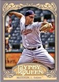 2012 Topps Gypsy Queen Baseball Card # 274 Justin Masterson - Cleveland Indians (ENCASED MLB Trading Card)