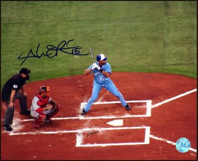 Alex Rios Toronto Blue Jays Autographed/Hand Signed 11X14 Photo