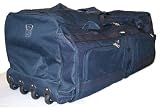 New BIG 42 Inch Rolling Wheeled Duffel Duffle Bag Blue
