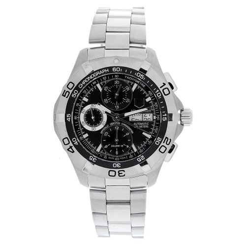 TAG Heuer Men's CAF5010.BA0815 Aquaracer Swiss Automatic Black Dial Watch