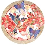 Hummingbird and Butterflies - Thirstystone Sandstone Coaster Set