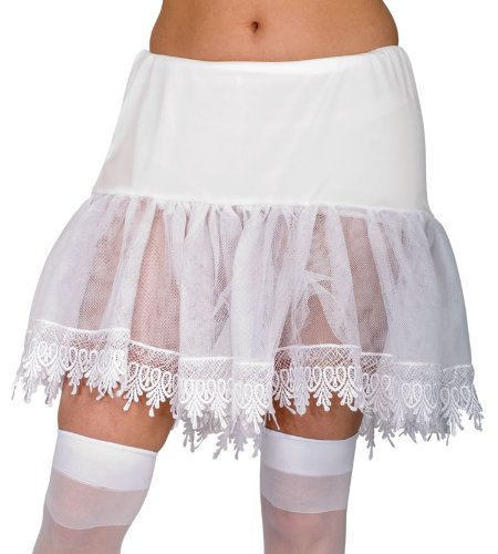 Teardrop White Petticoat - Adult Std.