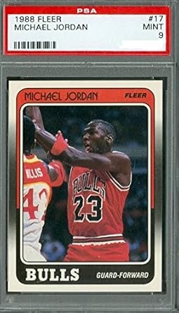 Amazon.com: 1988 FLEER 17 MICHAEL JORDAN PSA 9: Collectibles & Fine Art