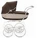 Inglesina Classica Bassinet with Diaper Bag for Classica Stroller Frame, Galles