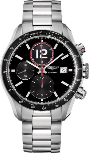 Longines GrandeVitesse Chronograph Stainless Steel Mens Sports Watch L3.636.4.50.6