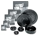Christopeit Gusseisen Hantelscheibenset 30 mm Schwarz