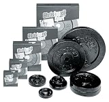 Christopeit Gusseisen Hantelscheibenset 30 mm 2 x 2,5 Kg Schwarz