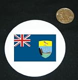 3 Button  Pin Printed With The Image Of Saint Helena