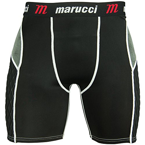 Fantastic Deal! Marucci Youth Elite Padded Slider Shorts with Cup