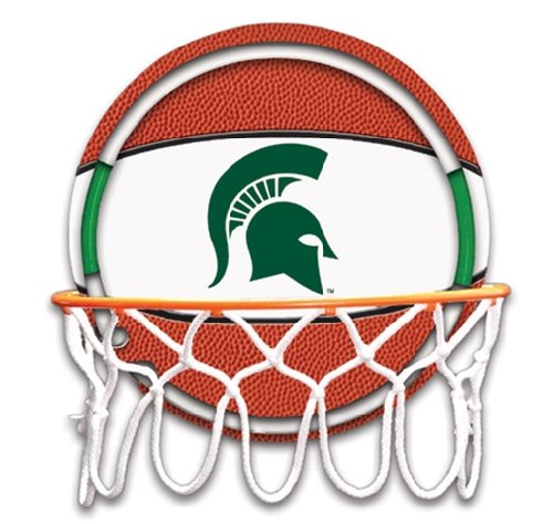 Michigan State Spartans Neon Basketball Hoop Light
