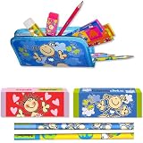 Fulanita Ciela Pencil Case with Pencils and Eraser