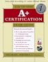A+ All-In-One Certification Exam Guide