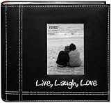 Embroidered Stitched Leatherette Photo Album