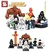 8pcs Fantastic Four 4 with SPACESHIP The THING Invisible Girl Rock Human Torch Super Heroes Building Blocks Minifigures Kid Toys