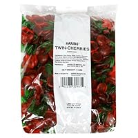 Haribo Gummi Candy, Twin Cherries, 5- Pound Bag