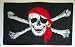 Piraten Flagge 150x90 Polyester stabile Hissflagge #1