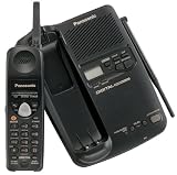 Panasonic KXTC1503B 900 MHz Digital Cordless Phone with Answering Device (Black)