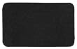 Kikkerland DM23 All Black Doormat, 30-Inch by 18-Inch