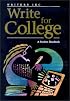 Write for College: A Students Handbook
