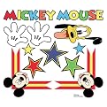 Mickey Mouse Rub-On 3-pc. Wall Art Set