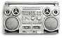 BOOM BOX Belt Buckle Hip Hop Old School Punk Boombox